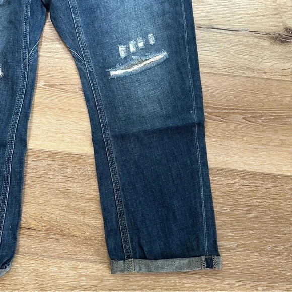 NWT One Teaspoon Mr. Browns Linen Blend Relaxed Leg Indigo Jeans - Picture 3 of 10